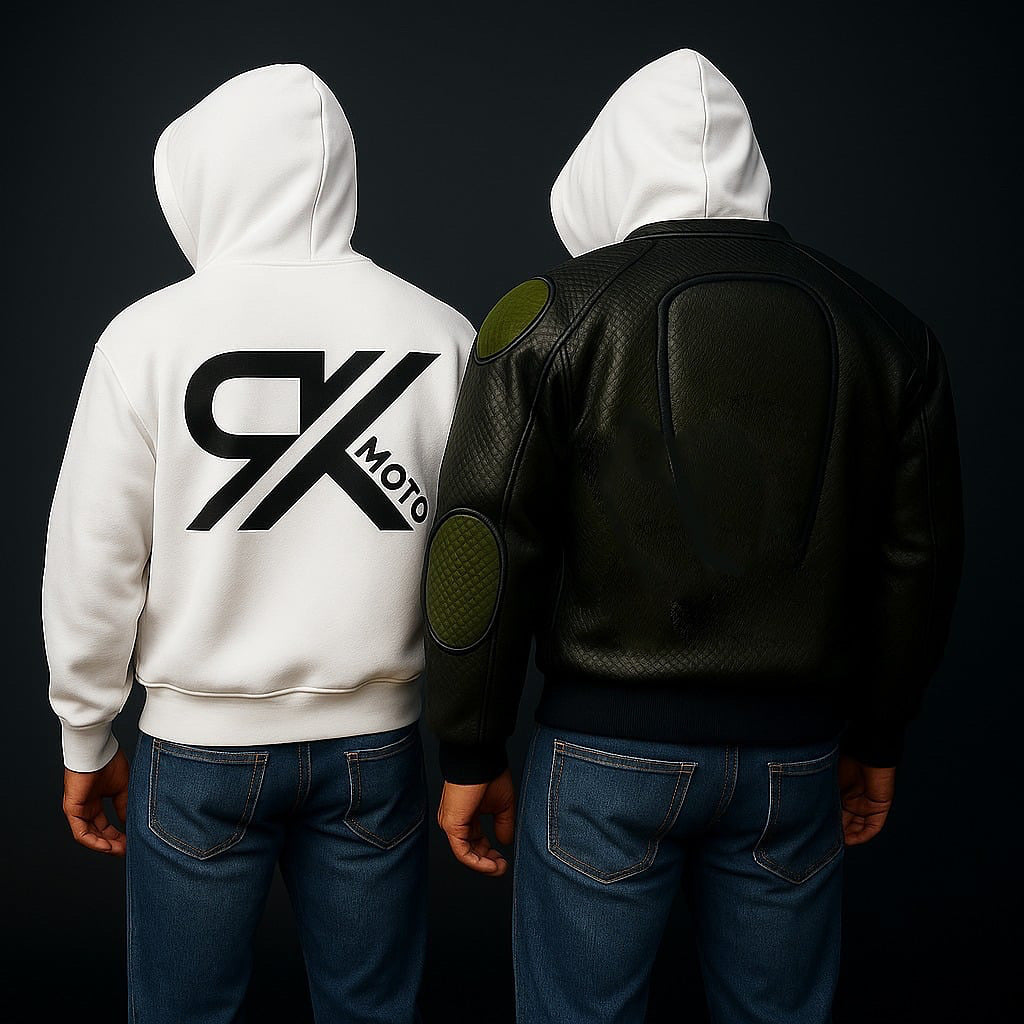 RX Moto Armored Hoodie (White)