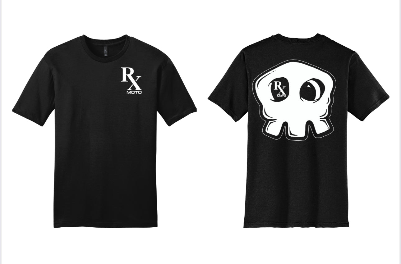 RX Moto Men’s Skull T-Shirt (Black)