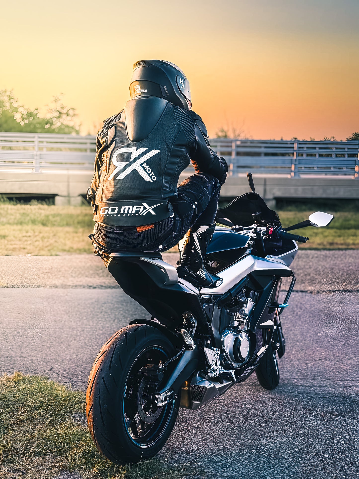 RX Moto Official Stealth Leather Jacket