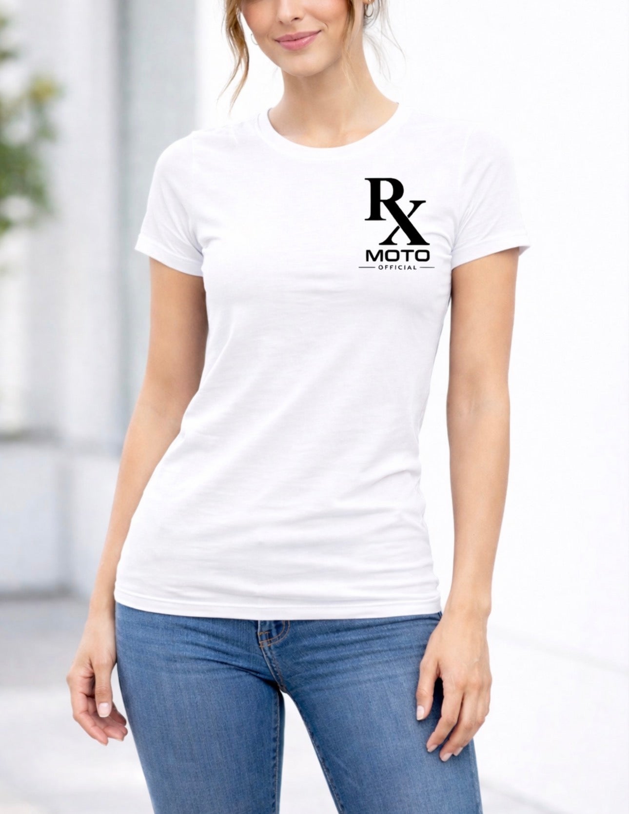RX Moto Official Ladies District Crew Neck T-Shirt
