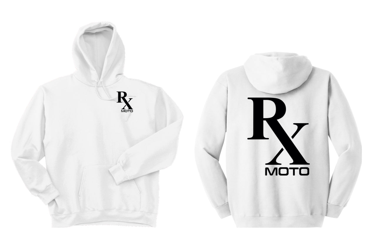 RX Moto Men’s District Hoodie (White)