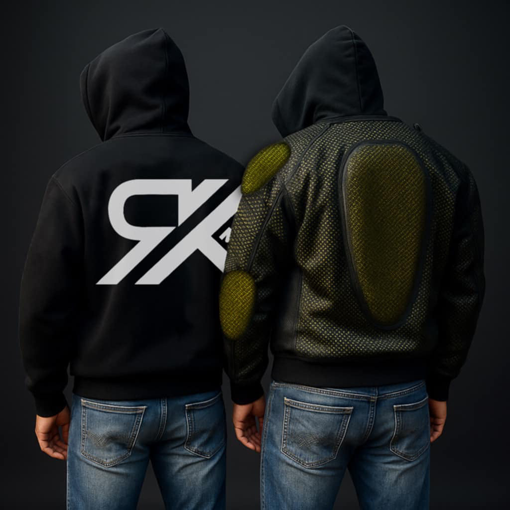 RX Moto Armored Hoodie (Black)