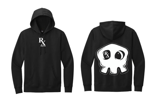 RX Moto Men’s District Skull Hoodie (Black)