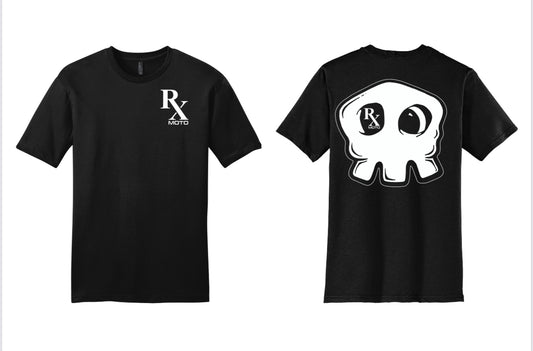 RX Moto Men’s Skull T-Shirt (Black)