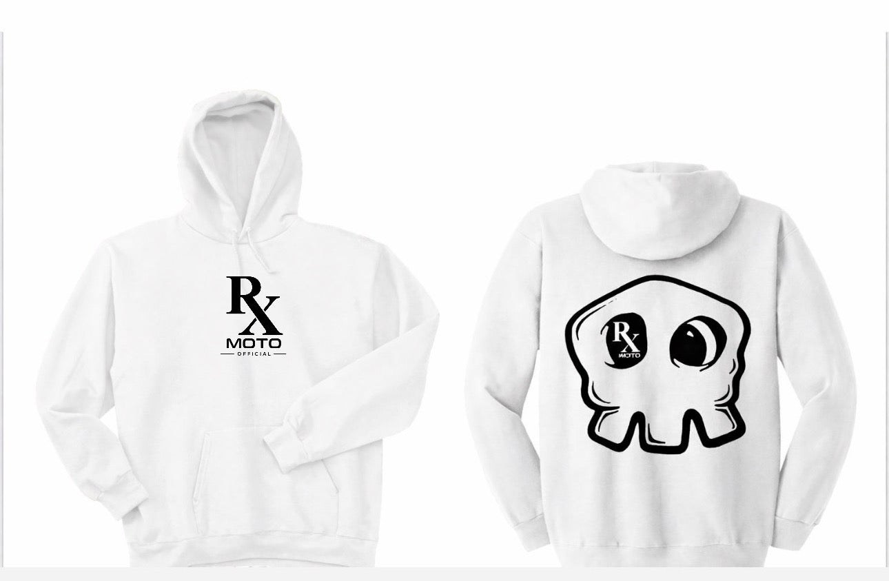 RX Moto Official Men’s District Skull Hoodie