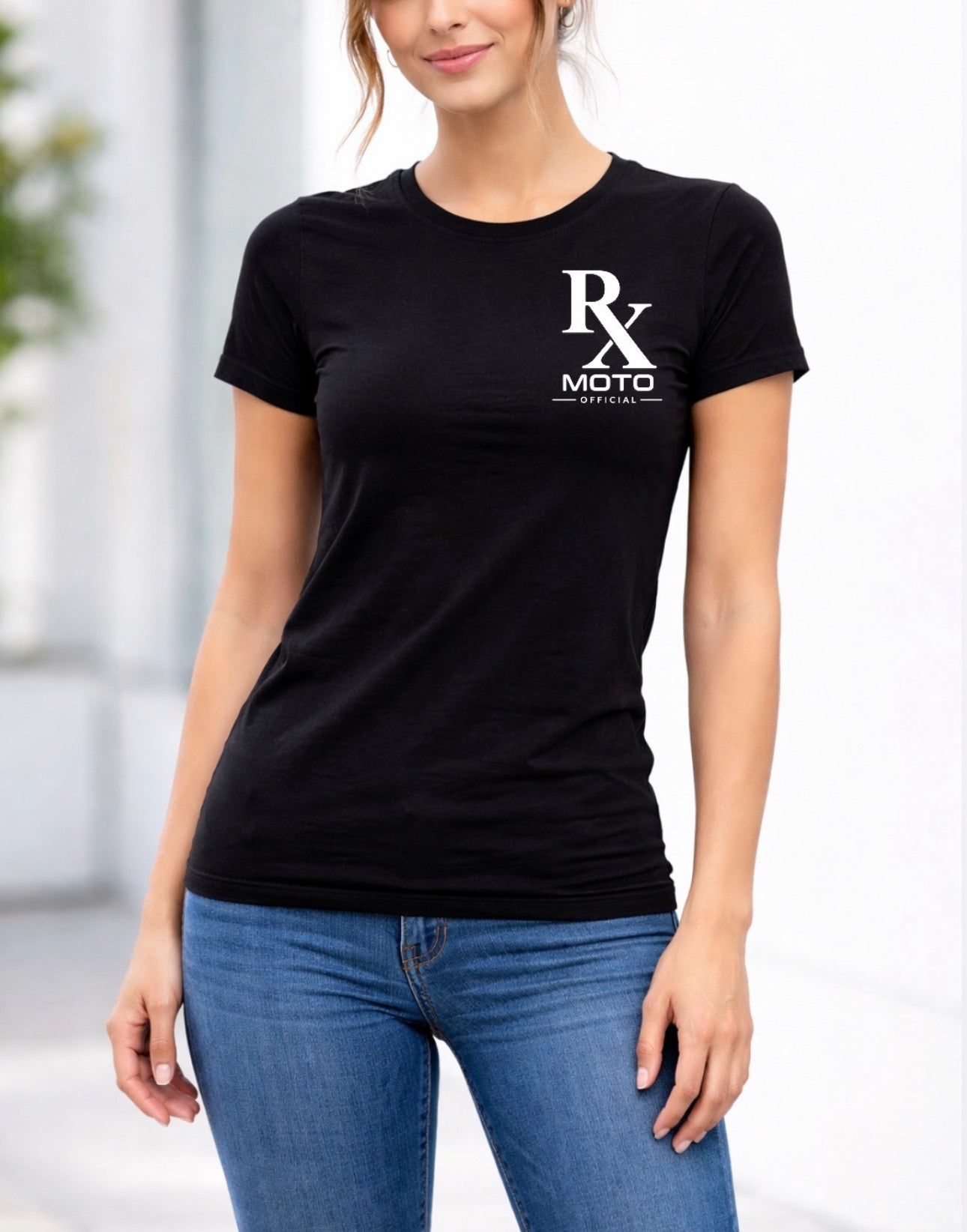 RX Moto Official Ladies District Crew Neck T-Shirt