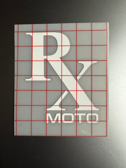 RX Moto 3 inch Vinyl Decal