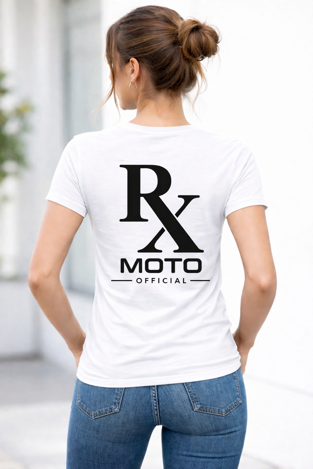 RX Moto Official Ladies District Crew Neck T-Shirt